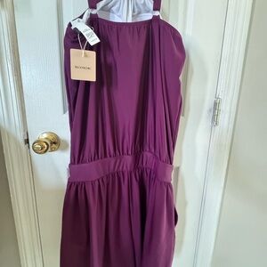 Elegant Purple Women's Sleepwear Romper